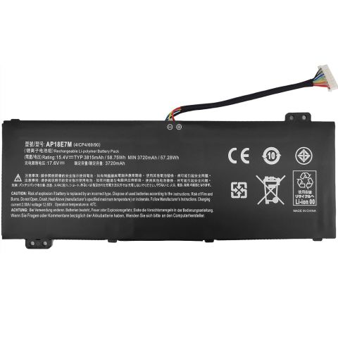Nion Acer Nitro 5 AN515-44, AN515-44 R7, N17C1 Uyumlu Batarya Pil