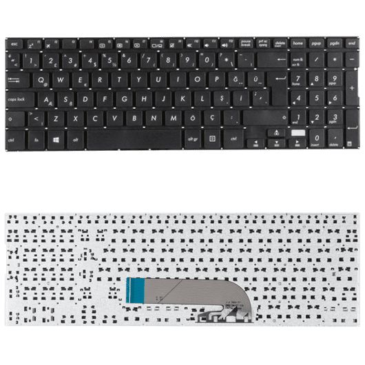 Asus TP500LA-DH51T, TP500LA-DH71T Klavye Tuş Takımı Tuş Seti Siyah Türkçe