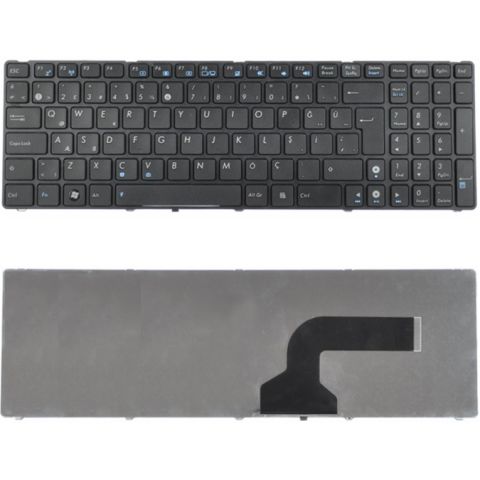 Asus K52, K52DE, K52DR, K52DY, K52F, K52N Klavye Tuş Takımı Tuş Seti Siyah Türkçe