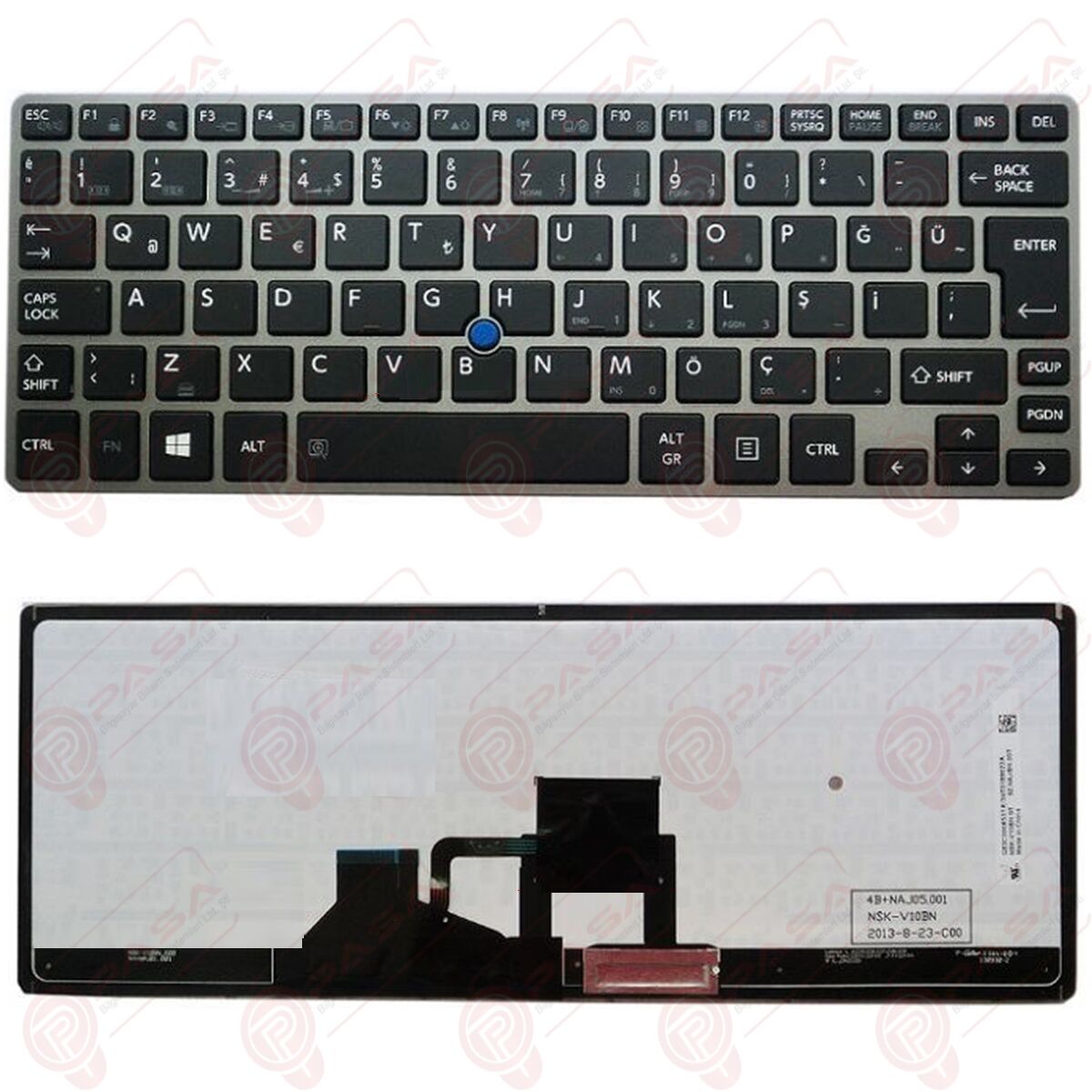 Toshiba 9Z.NAJBN.00T, 9Z.NAJBN.10T Klavye Tuş Takımı Siyah TR