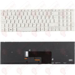 Sony Vaio SVF152A29W, SVF152AW Klavye Led Işıklı Beyaz TR
