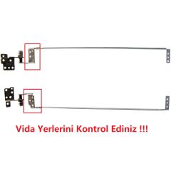 Asus X550LB-XO014D, X550LB-XO024H, X550LB-XO025D, X550LB-XO092H Uyumlu Menteşe Set Sağ Sol