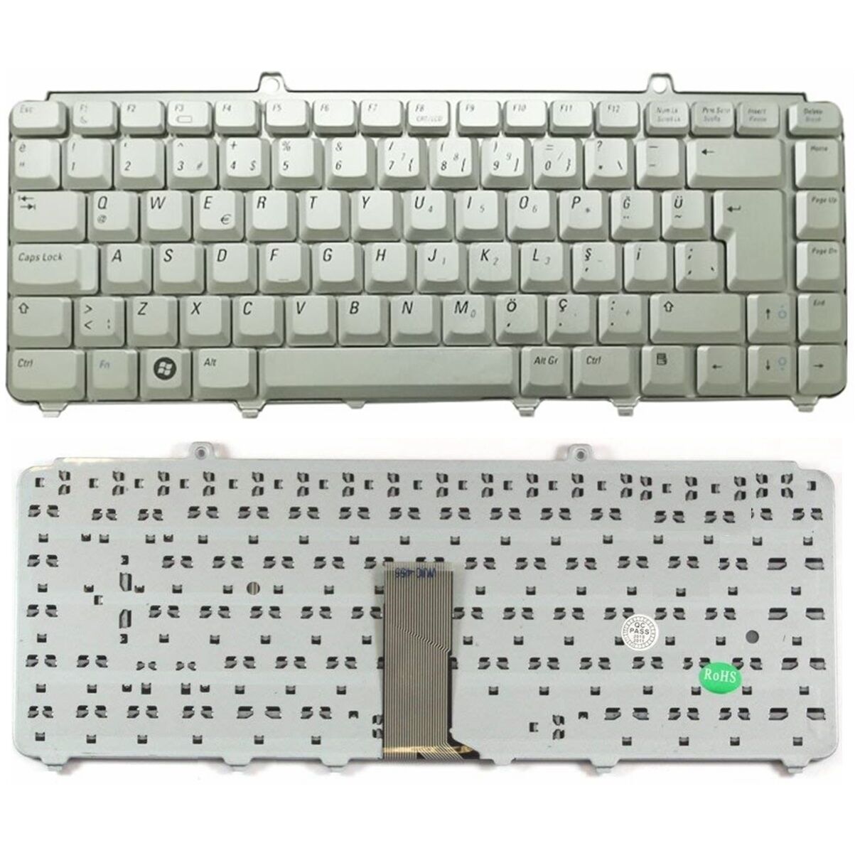 Dell V-0714BIAS1, V0714BIAS1 Klavye Tuş Takımı Tuş Seti Gümüş Türkçe