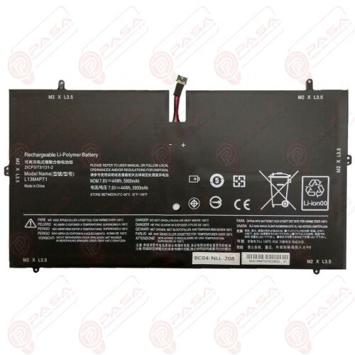Lenovo 121500267, 121500264, 5B10K10181, 80HE00RPTX, 80HE00HUTX Batarya Pil