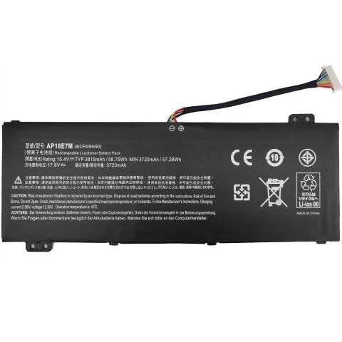 Nion Acer Nitro 5 AN515-58-55RH, AN515-58-571C, AN515-58-71K8, AN515-58-71SD Uyumlu Batarya Pil