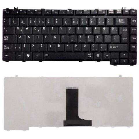 Toshiba Satellite A300D-1P1, A300D-1PG Klavye Siyah Tuş Takımı TR Q Notebook Klavye