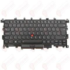 Lenovo NSK-Z80BW Klavye Led Işıklı Siyah TR