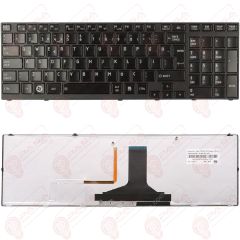 Toshiba Satellite P770-108, P770-10G Klavye Led Işıklı Siyah TR