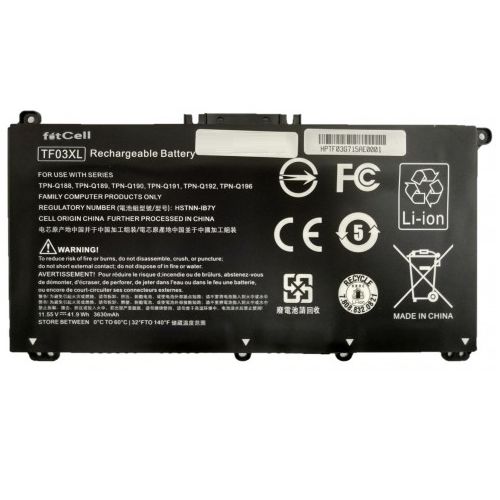 FitCell Hp Pavilion 14-BK061ST, 14-BK063ST, 14-BK091ST Uyumlu Batarya Pil