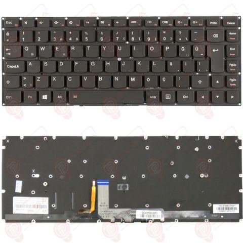 Lenovo V-152720AS1, V152720AS1 Klavye Led Işıklı Siyah TR