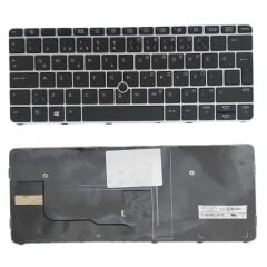 Hp EliteBook 820 G3 Uyumlu Klavye Tuş Takımı Tuş Seti Siyah Türkçe