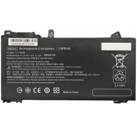 Nion Hp RE03, RE03XL, RE03045XL-PL, REO3, REO3XL, REO3045XL-PL Uyumlu Batarya Pil