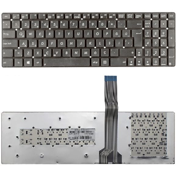 Asus NSK-UG90T, NSK-UGS0T, NSK-UG91D, NSK-UGS01 Klavye Tuş Takımı Türkçe Q Siyah