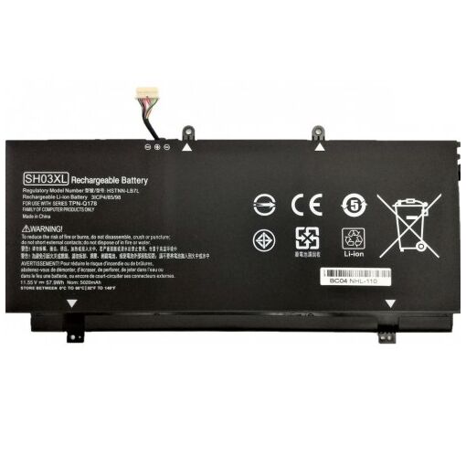 Nion Hp Spectre 13-AC x360, 13-AC000NT x360, 13-AC001NT X360 Uyumlu Batarya Pil