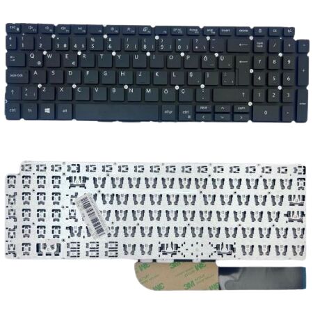 Dell inspiron FBL35F85C, FBR53W82C Uyumlu Klavye Tuş Takımı Tuş Seti Siyah Türkçe