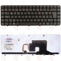 Hp 606747-001, 606747-141, 622574-001, 622574-141 Klavye Tuş Takımı Tuş Seti Led Işıklı Siyah Türkçe