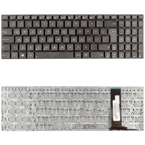 Asus N56V, N56VJ, N56VB, N56VM, N56VV, N56VZ Klavye Tuş Takımı Tuş Seti Siyah Türkçe