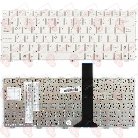 Asus 04GOA291KTU00-1, 04GOA291KTU00-2 Klavye Tuş Takımı Beyaz TR Q