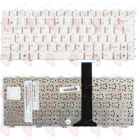 Asus 04GOA291KTU00-1, 04GOA291KTU00-2 Klavye Tuş Takımı Beyaz TR Q