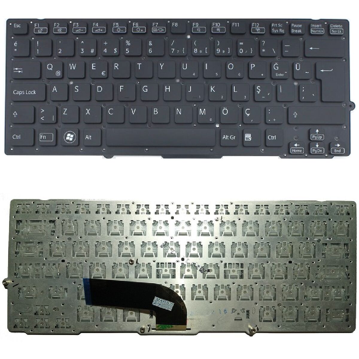 Sony Vaio VPCSB1, VPC-SB1, VPCSB2, VPC-SB2 Klavye Siyah TR