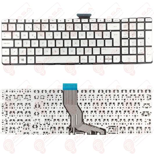 Hp 809302-001, 809302-141, 809303-001, 809303-141 Klavye Tuş Takımı Tuş Seti Gri Türkçe