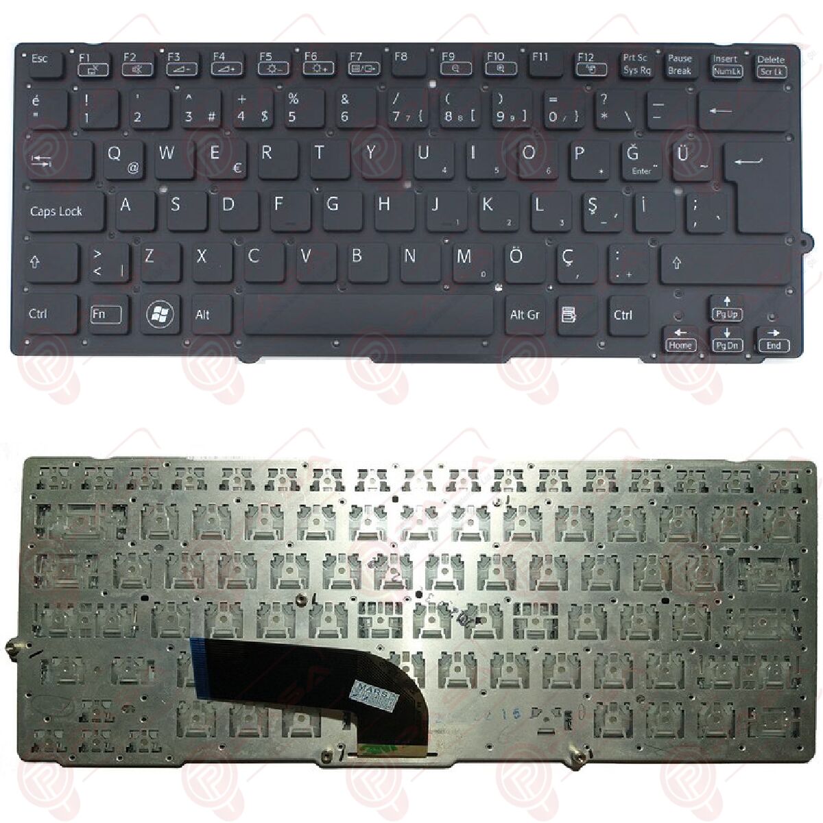 Sony Vaio VPCSB1C7E, VPCSB1D7E, VPCSB1H7E Klavye Siyah TR