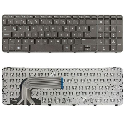 Hp V140546AS1, 708168-171, 7J1480 Klavye Tuş Takımı Tuş Seti Siyah Türkçe