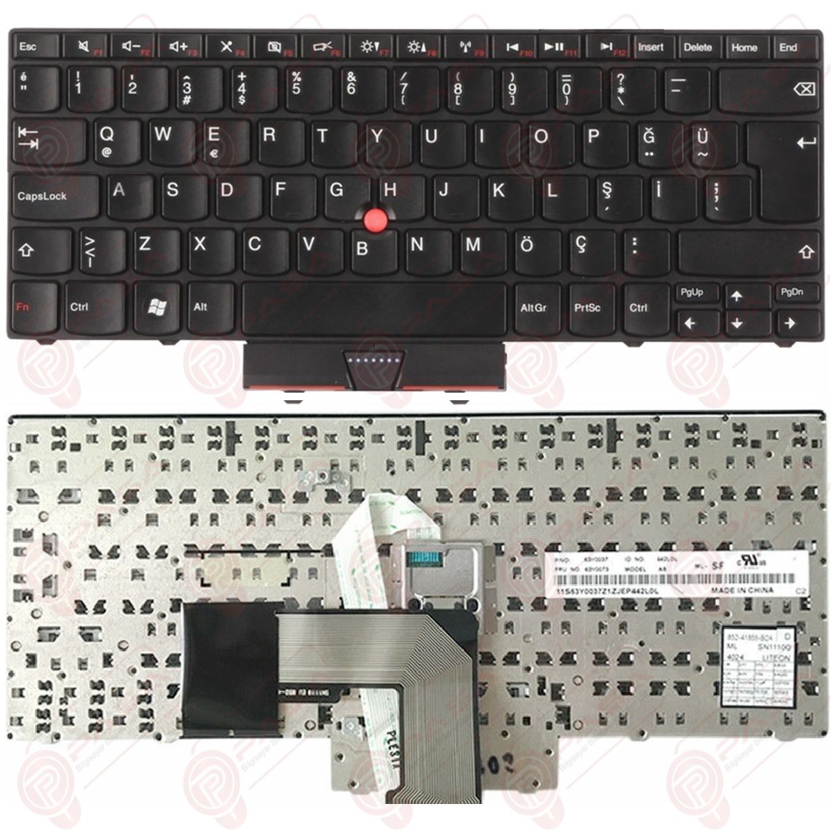 Lenovo 04W0908, 04W0972, 04W0974 Klavye Siyah TR