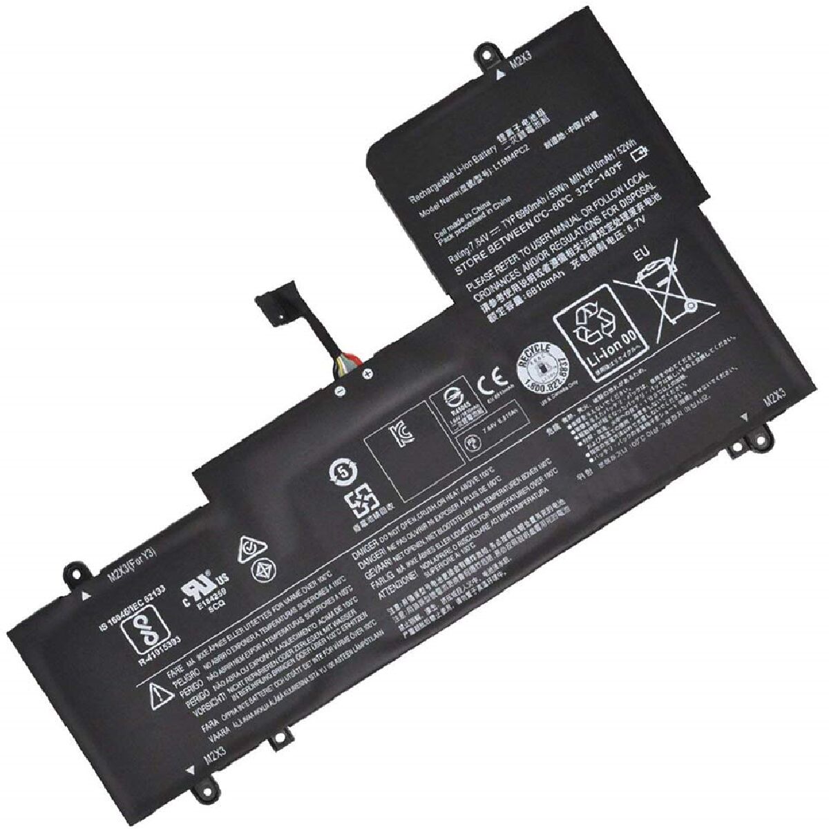 Lenovo L15M4PC2, L15L4PC2, 5B10K90778, 5B10K90802 Batarya Pil