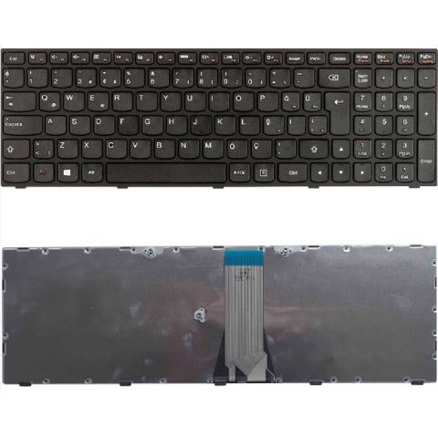 Lenovo 25214751, 25214785, 25215224 Klavye Tuş Takımı Siyah TR