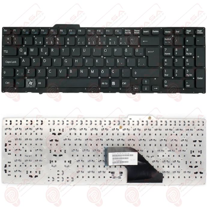 Sony Vaio VPCF13E1R, VPCF13E4E, VPCF13E8E Klavye Siyah TR