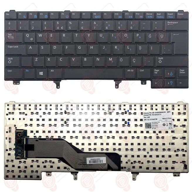 Dell 0CN5HF, CN5HF, 0FWVVF, FWVVF, XH75R, 0XH75R Klavye Tuş Takımı Tuş Seti Siyah Türkçe