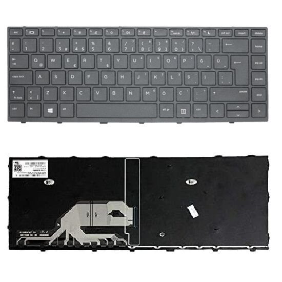 Hp ProBook 430 G5 Uyumlu Klavye Tuş Takımı Tuş Seti Siyah Türkçe