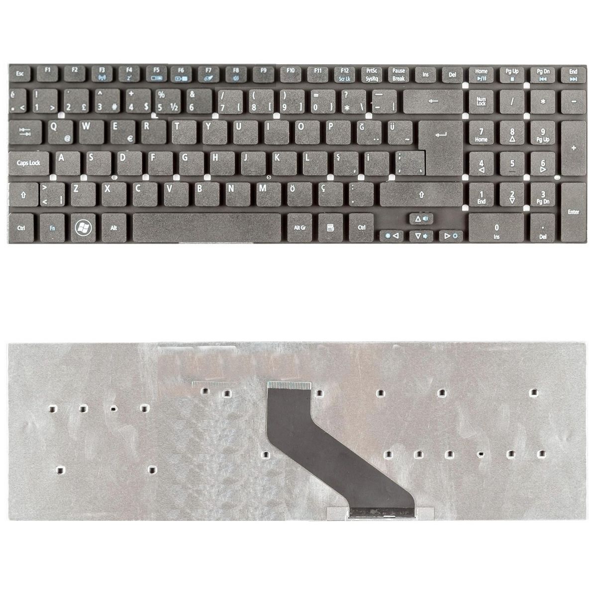 Acer Aspire V3-772G-747a8G1TMakk Klavye Tuş Takımı Q Siyah TR Tuş Seti