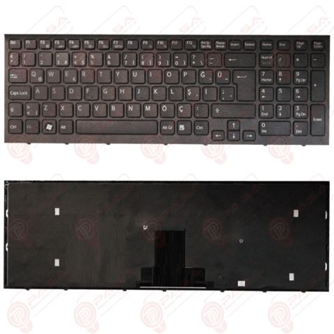 Sony MP-09L26D0-8861, MP-09L26TQ-8861 Klavye Siyah TR