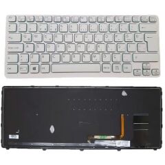 Sony Vaio SVF14N15ST, SVF14N15STB Klavye Tuş Takımı TR Q Gümüş