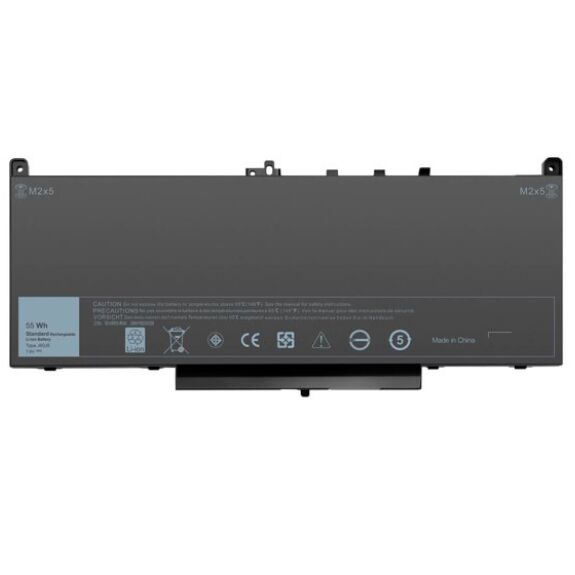 Nion Dell Latitude E7270, 12 E7270, 12-E7270, P26S, P26S001 Uyumlu Batarya Pil