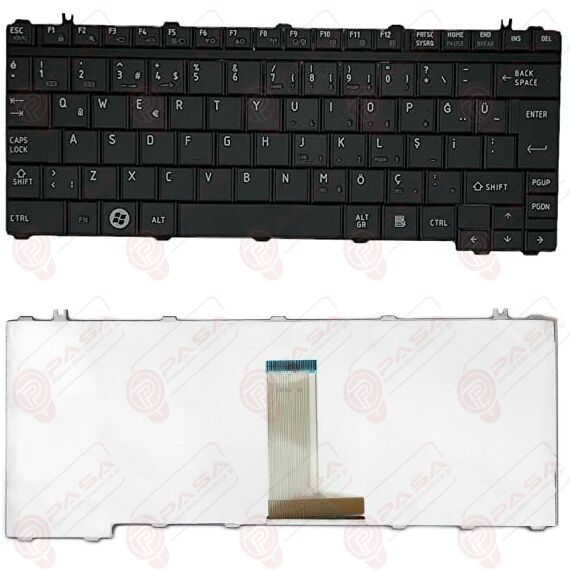 Toshiba 9J.N7482.V0L, 9Z.N1V82.001, 9Z.N1V82.B01 Klavye Siyah TR
