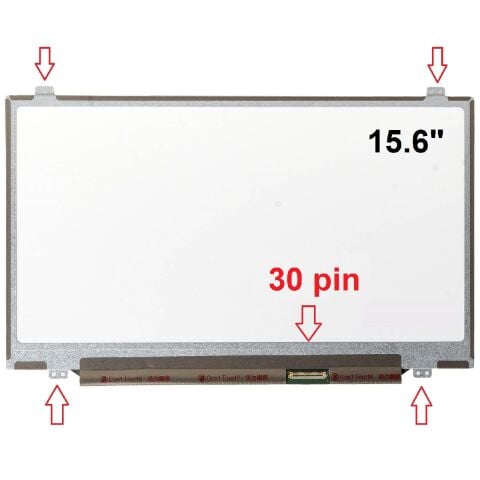 Acer Aspire A315-21-95H4, A315-21-95KF, A315-21-96PZ Uyumlu Ekran Panel 15.6 Slim 30 Pin 1366 x 768 HD