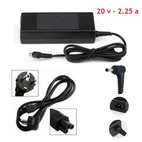Lenovo ideaPad 1-14ADA05, 82GW Adaptör Şarj Aleti 20v 2.25a Laptop Adaptörü