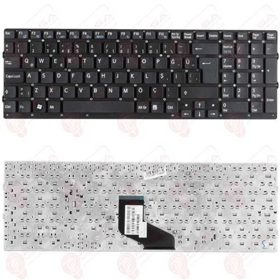 Sony Vaio VPCF23A9E, VPCF23B9E, VPCF23C5E Klavye Siyah TR