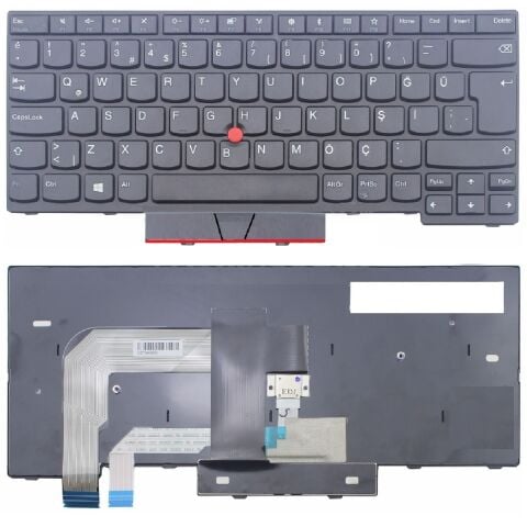 Lenovo ThinkPad T480, 20L5, 20L6 Uyumlu Klavye Tuş Takımı Tuş Seti Siyah Türkçe