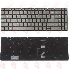 Lenovo 5CB0R07298, 5CB0R07326, 5CB0R07426, 5CB0R07207 Klavye Tuş Takımı Tuş Seti Gri Türkçe