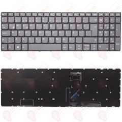 Lenovo 5CB0R07298, 5CB0R07326, 5CB0R07426, 5CB0R07207 Klavye Tuş Takımı Tuş Seti Gri Türkçe