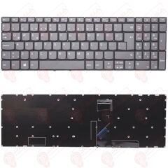Lenovo 5CB0R07369, 5CB0R07400, 5CB0R07227, 5CB0R07340 Klavye Tuş Takımı Tuş Seti Gri Türkçe