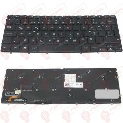 Dell Studio XPS 1340, 13 1340, 13-1340 Uyumlu Klavye Tuş Takımı Tuş Seti Işıklı Siyah Türkçe