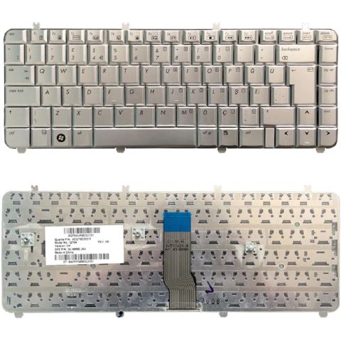 Hp Pavilion DV5-1100ET, DV5-1101ET, DV5-1102ET, DV5-1103ET Klavye Tuş Takımı Tuş Seti Gri Türkçe
