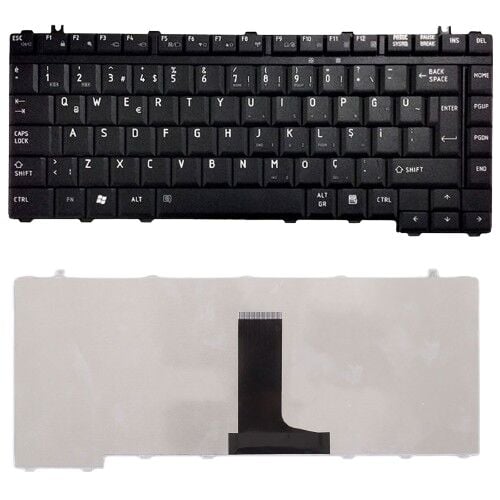 Toshiba Satellite A300-213, A300-214 Klavye Siyah Tuş Takımı TR Q