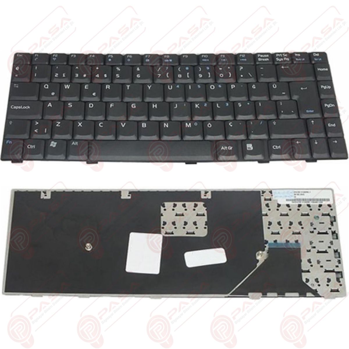 Asus F8S, F8SA, F8SC, F8SG, F8SN, F8SP, F8SR, F8SV Klavye Tuş Takımı Tuş Seti Siyah Türkçe