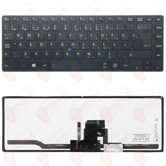 Toshiba Tecra Z40-B-11M Klavye Led Işıklı Siyah TR